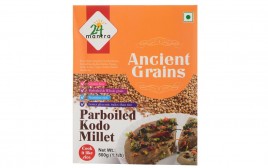 24 Mantra Organic Ancient Grains Parboiled Kodo Millet  Box  500 grams